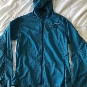 Turquoise Patagonia Houdini Jacket